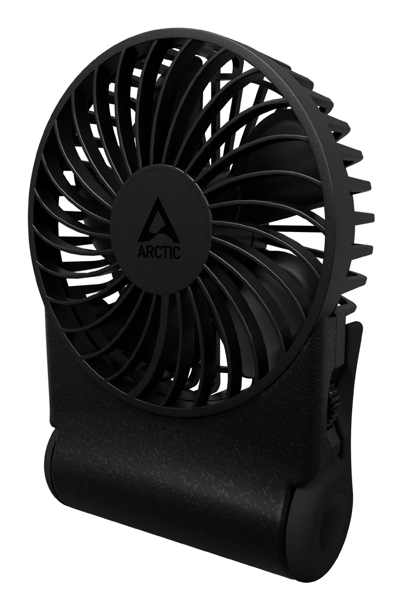 ARCTIC Handventilator Summair2Go – 3 Stufen, 5000 mAh, 77 h, Schwarz