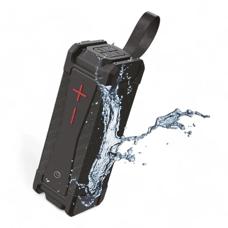 Altoparlante bluetooth portatile wireless 8w con ingresso aux scheda tf usb radio fm autonomia 6 ore ricarica rapida