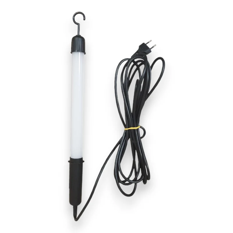 Lampada da lavoro portatile a 12 led con cavo 5 mt e interruttore