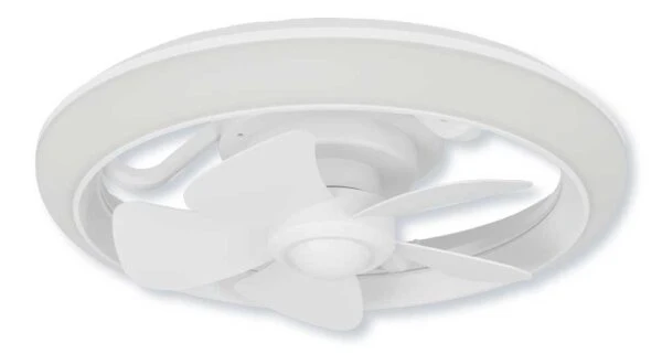 Ventilatore Soffitto 40 cm LED RGB 2700 lm 6 Velocità Telecomando