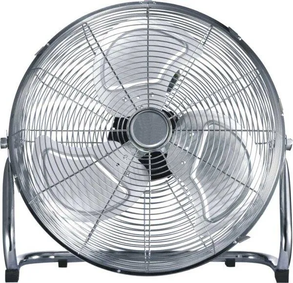 Ventilatore Alta Velocità Cromo 100W Ø 50 cm – 3 Pale, 3 Velocità