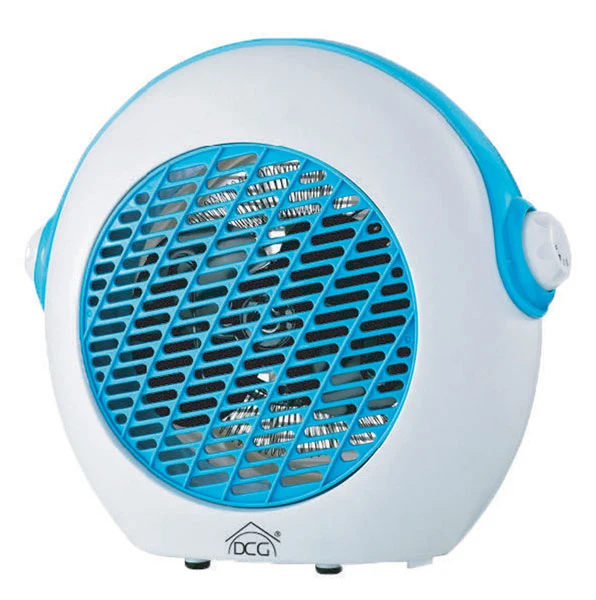 Termoventilatore 2000W con termostato, 2 livelli potenza, compatto e sicuro