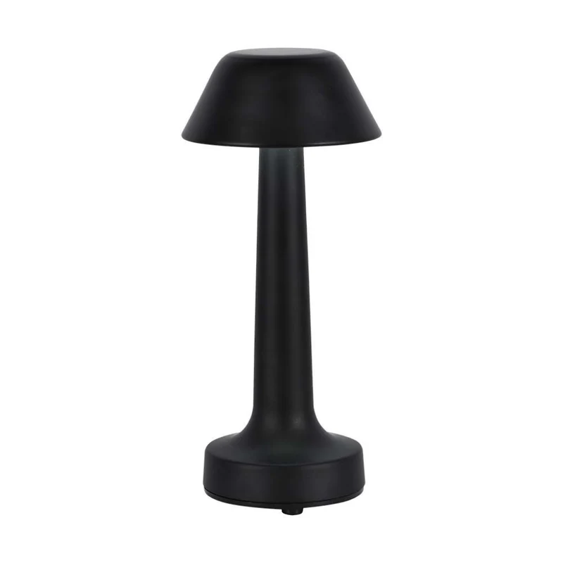 V-Tac Lampada LED da Tavolo 1W USB-C Touch Dimmerabile Nera