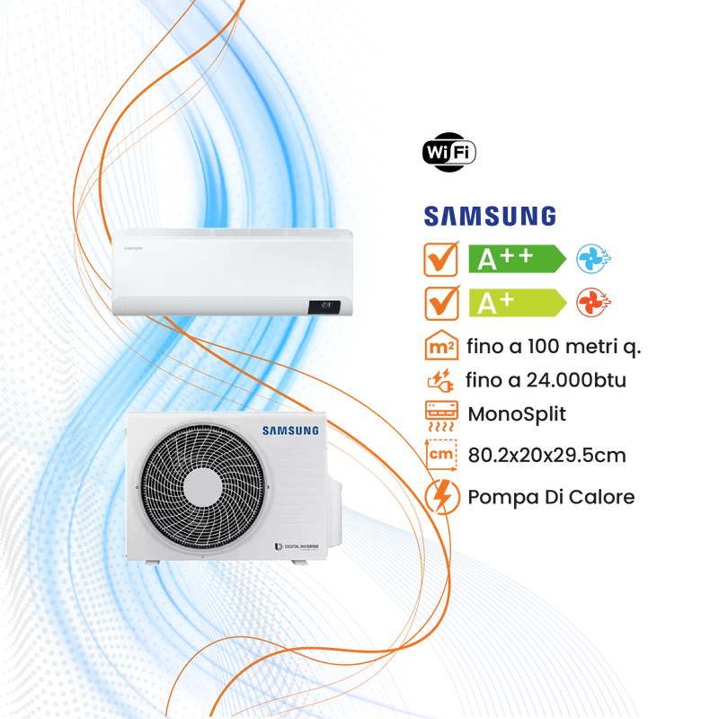 Climatizzatore Samsung Cebu Inverter R-32 WiFi