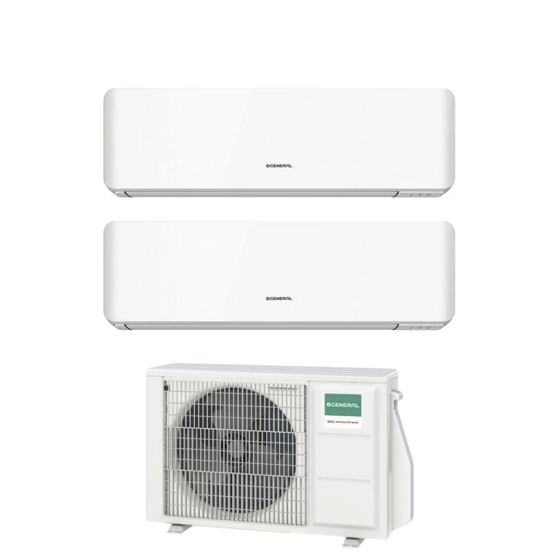 Condizionatore Dual Split General Fujitsu Standard KM 9+9 con AOHG18KBTA2 R-32 Wi-Fi Integrato