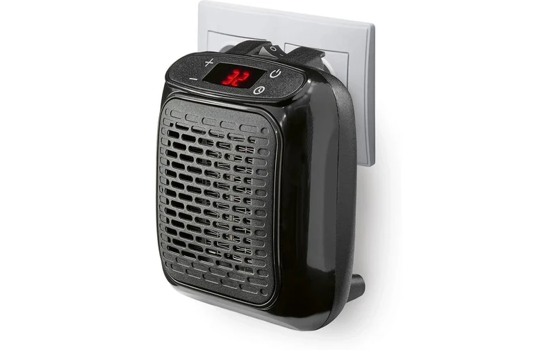 Easymaxx Heizlüfter – 800 W, Wandmontage, Thermostat, Display