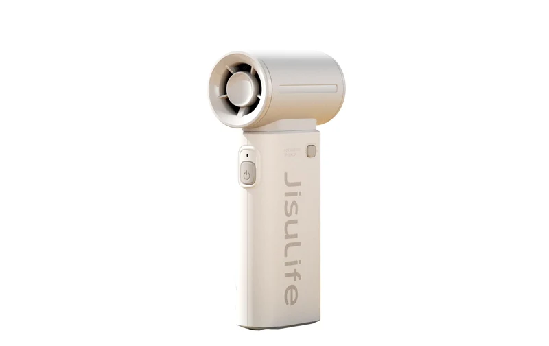 Jisulife Handventilator – 3600 mAh, Akkubetrieb, USB, Grau