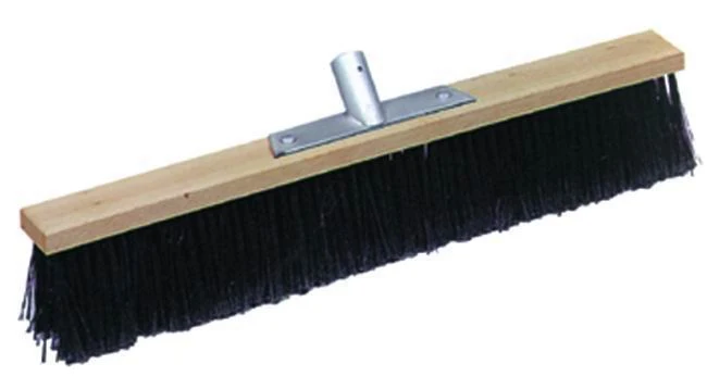 SPAZZOLONI INDUSTRIALI NYLON 4 FILE NERO LISCIO 80 CM