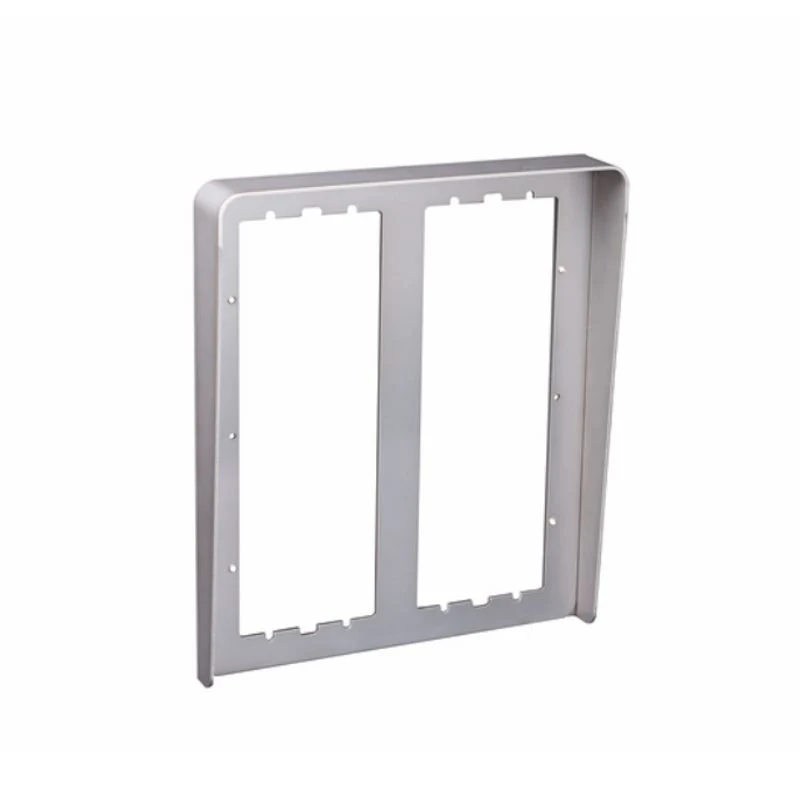 URMET 1158/626 - Visiera Antipioggia 2 File 6 Moduli Sinthesi Steel