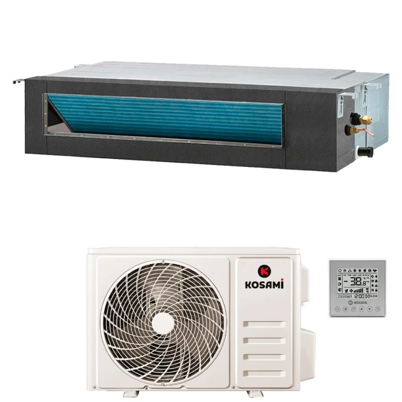 Condizionatore Canalizzato Kosami 48000 Btu Trifase R-32 Wi-Fi Integrato con Comando a Filo