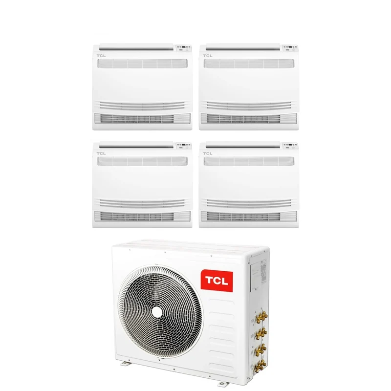 Condizionatore Quadri Split TCL Console 9+9+9+9 con MT3240 R-32 Wi-Fi Integrato