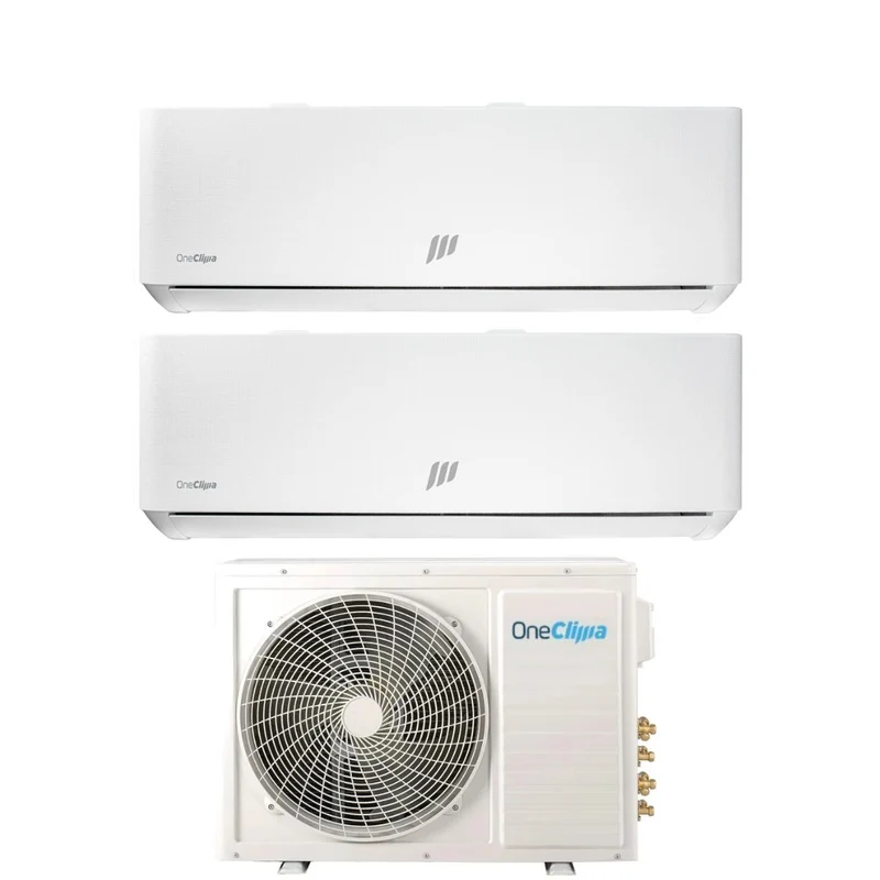 Condizionatore Dual Split OneClima Ultra 12+12 con MLT18x2/Y24 R-32 Wi-Fi Integrato Pannello Telato