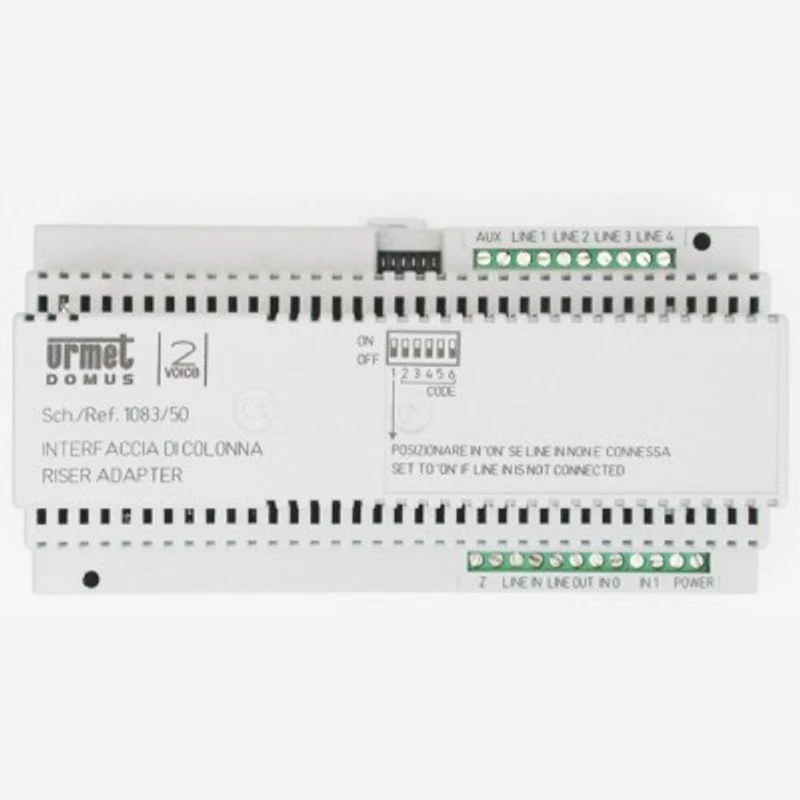 URMET 1083/50 - Interfaccia di colonna, 4 montanti, sistema 2Voice