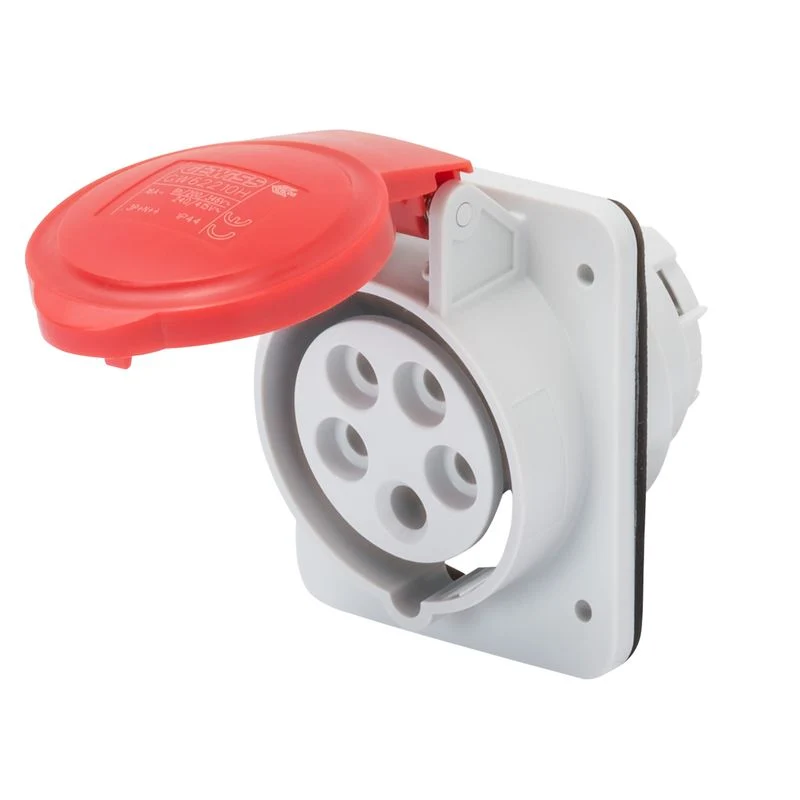 GEWISS GW62210H - Presa Incasso Gewiss 3P+N+T 16A 400V 6H IP44 HP Rossa