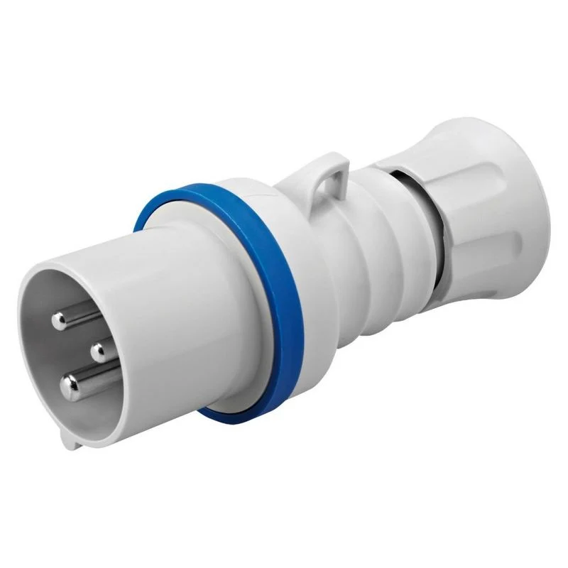 GEWISS GW60015H - Spina Mobile HP IP44 2P+T 32A 230V 6H Blu CEE Vite
