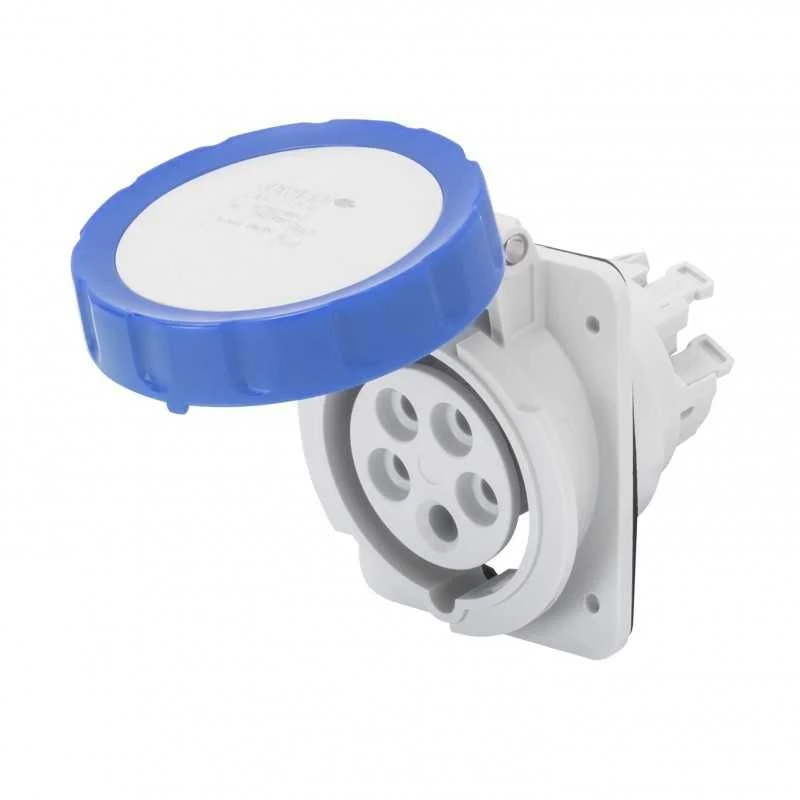 GEWISS GW62227H - Presa Fissa Inclinata 10° HP IP67 2P+T 16A 230V 6H