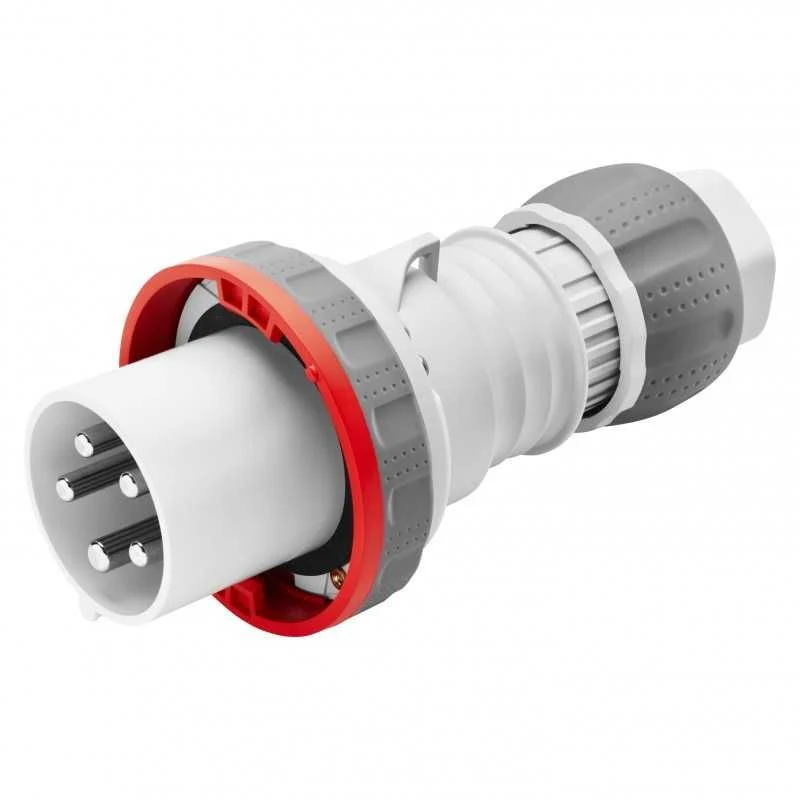 GEWISS GW61053H - Spina Mobile HP IP67 3P+N+T 63A 400V 6H Rosso