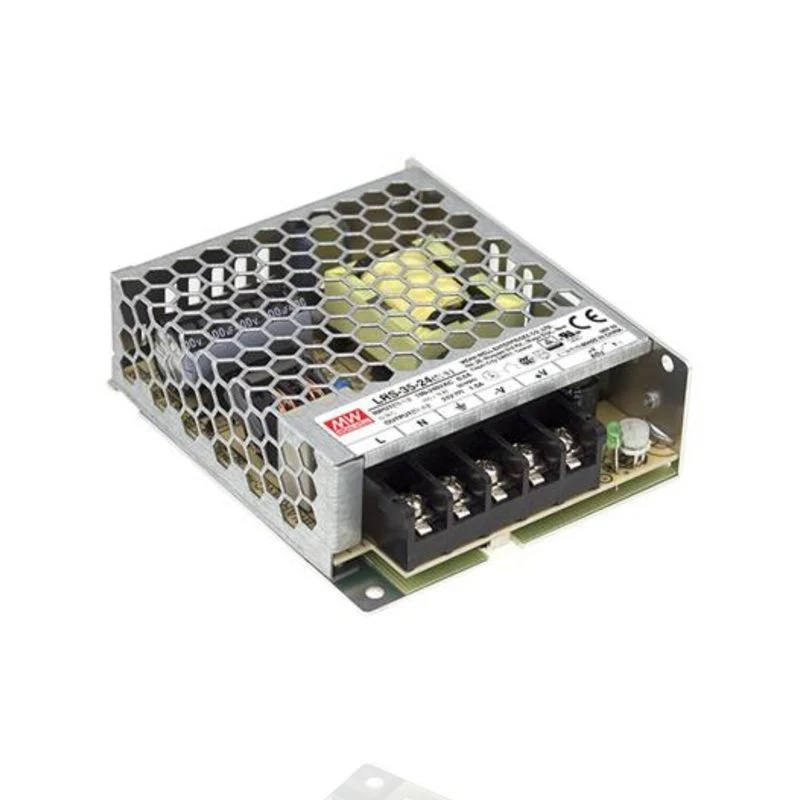 MEANWEELL LRS-35-24 - Alimentatore DRIVER LED MEANWELL METALLO IP20 35W 24 V