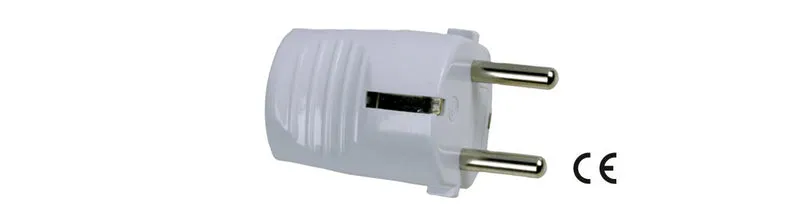 SPINA SCHUKO 2P+T 16A BIANCO/WHITE