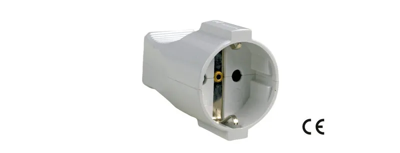 PRESA SCHUKO 2P+T 16A BIANCA