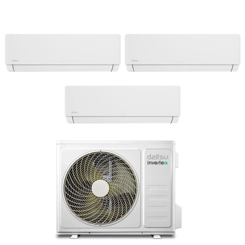 Condizionatore Trial Split Daitsu Artic Pro 9+9+18 con DOSM-27KDT-3 R-32 Wi-Fi Integrato