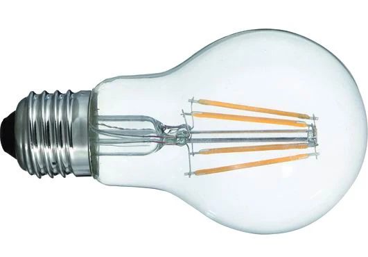 Lampadina LED a filamento a goccia luce calda E27
