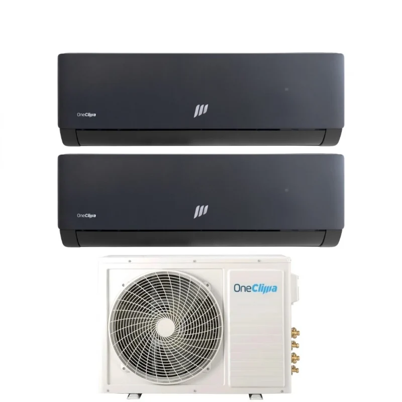 Condizionatore Dual Split OneClima Prime Black 9+12 con MLT14x2/Y24 R-32 Wi-Fi Integrato