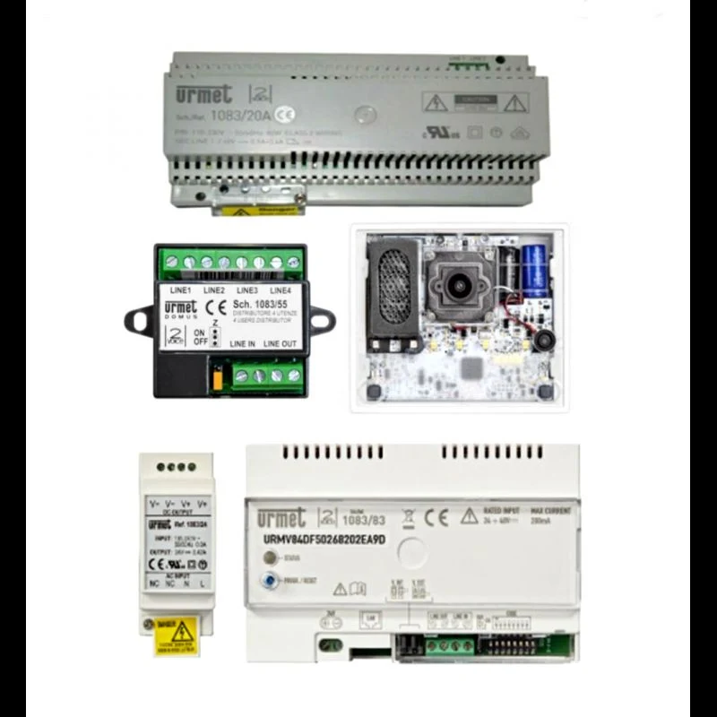 URMET 1783/824 - Kit Videocitofono Sinthesi 2Voice Con Call Me Incluso