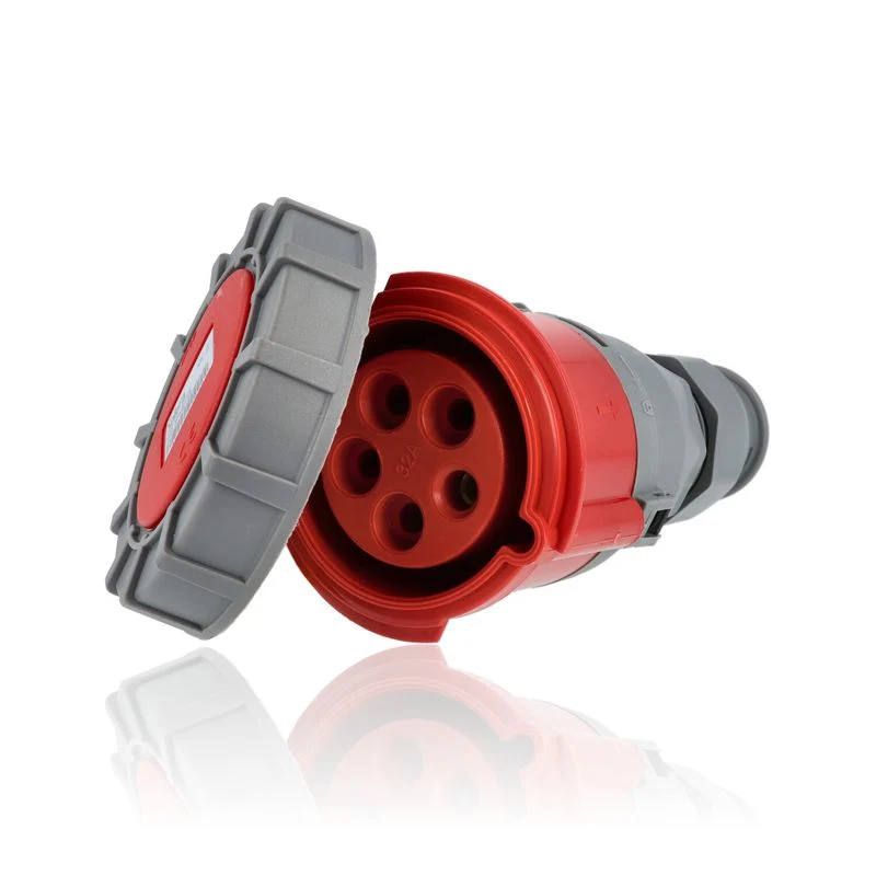 Presa industriale con coperchio, IP67, 3P+N+T, 32 A, 400V
