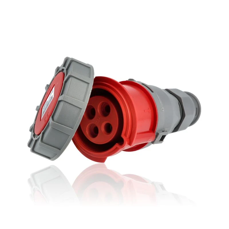Presa industriale con coperchio, IP67, 3P+T, 32 A, 400V
