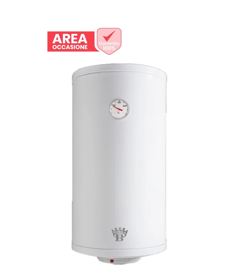 AREA OCCASIONI 3217 Scaldabagno Elettrico Bandini (Braun) SLIM VERTICALE Flangiato 30 litri