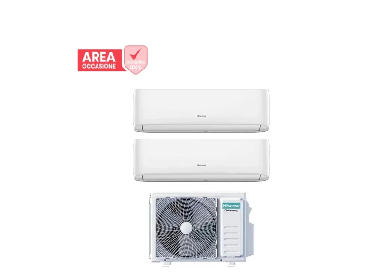 AREA OCCASIONI 3157 Condizionatore Dual Split Hisense Hi-Comfort 9+9 con 2AMW42U4RGC R-32 Wi-Fi Integrato