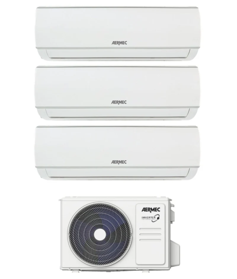 Condizionatore Trial Split Aermec SGE 9+9+9 con MGE630 R-32 Wi-Fi Optional