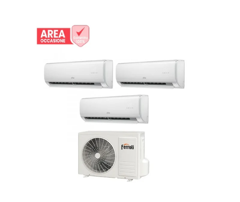 AREA OCCASIONI 5127 Condizionatore Trial Split Ferroli GIADA M 9+9+12 con 21-3 R-32 Wi-Fi Integrato
