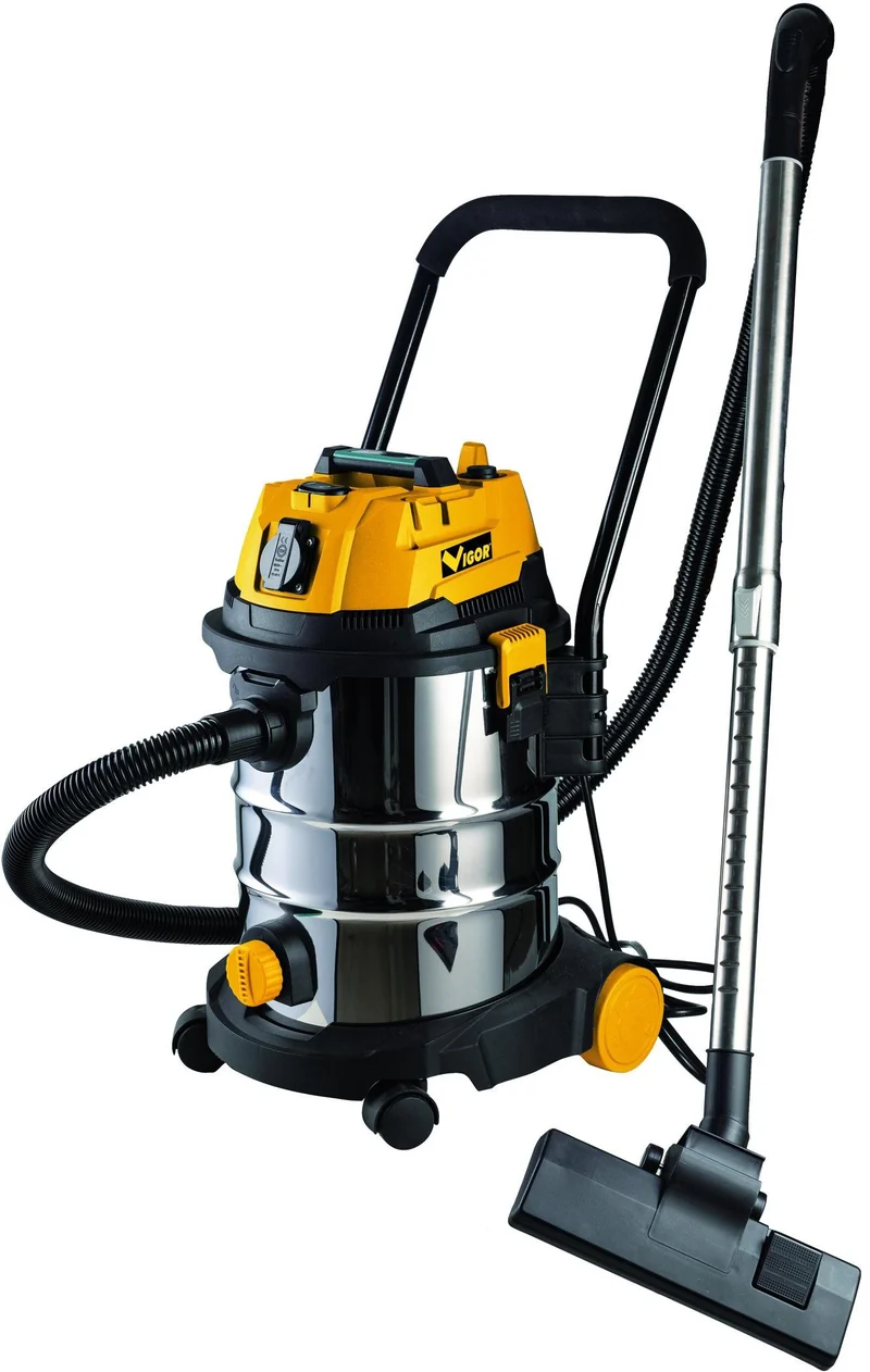 Bidone aspiratore Vigor VBA-25L inox 25l