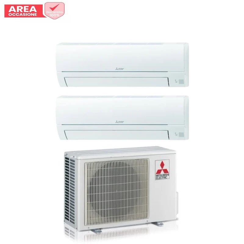 AREA OCCASIONI 2754 Condizionatore Dual Split Mitsubishi Electric Smart MSZ-HR 9+9 con MXZ-2HA50VF R-32 Wi-Fi Optional