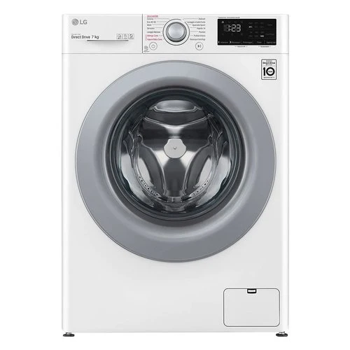 Lavatrice A Carico Frontale Lg SERIE V3 7 Kg Slim F2Wv3S7S4E AI DD Classe D 1200 Giri (A85xL60xP47,5) Lavaggio A Vapore Inverter Direct Drive