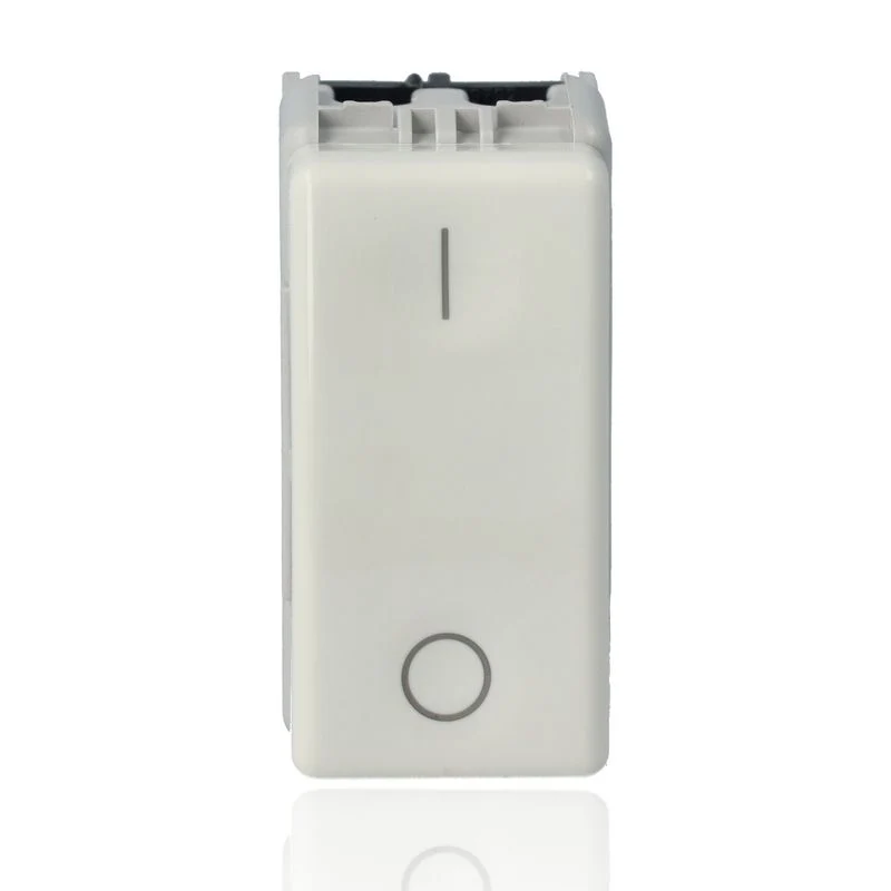 GEWISS GW20503 - Interruttore BIPolare 250V Ac - 16Ax - Neutro - Simbolo 0/I - 1 Modulo - System White