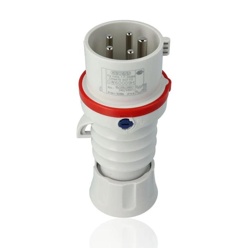 GEWISS GW60009H - Spina mobile HP IP44 3P+N+T 16A 400V 6H