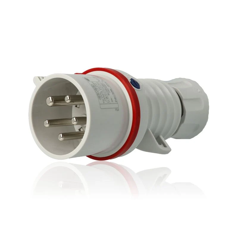 GEWISS GW60020H - Spina Mobile HP IP44 3P+N+T 32A 400V 6H Rosso