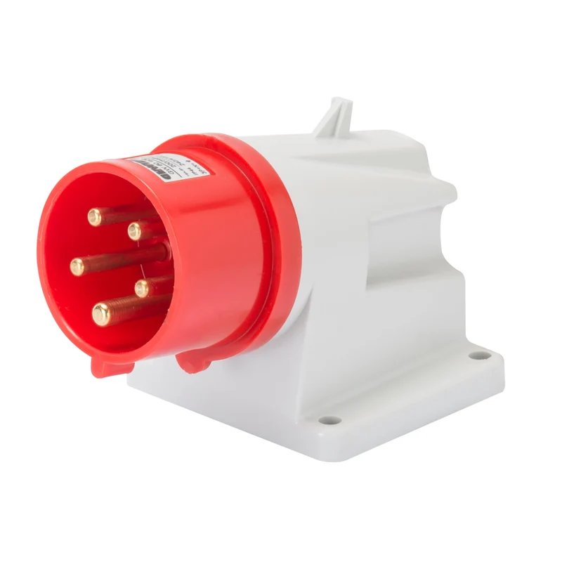 GEWISS GW60409 - Spina fissa da parete a 90°, 3P+N+T 16A 400V 6H