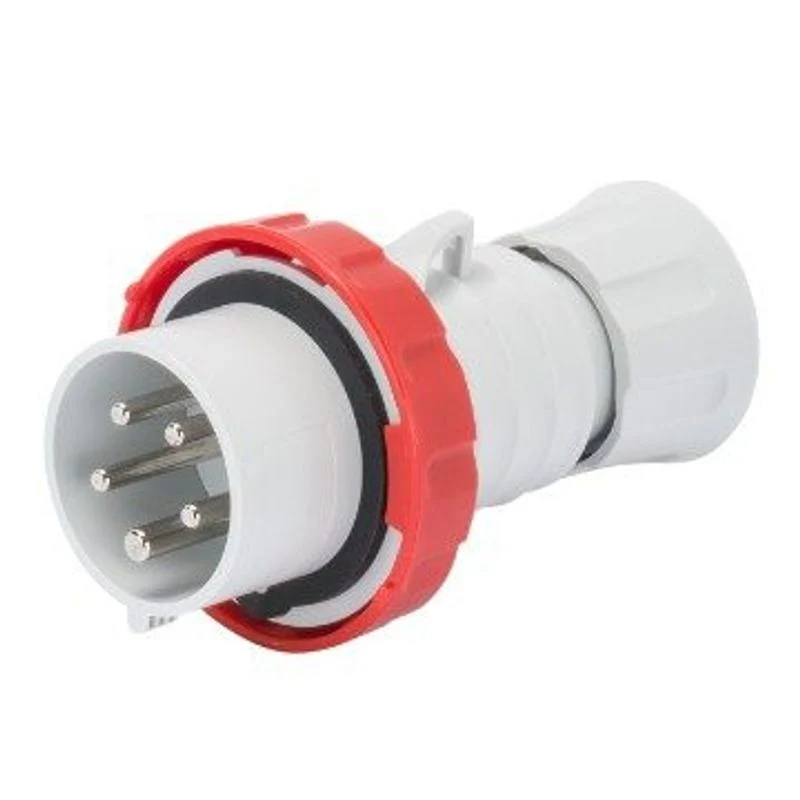 GEWISS GW60042H - Spina Mobile HP IP67 3P+N+T 32A 400V 6H Rosso