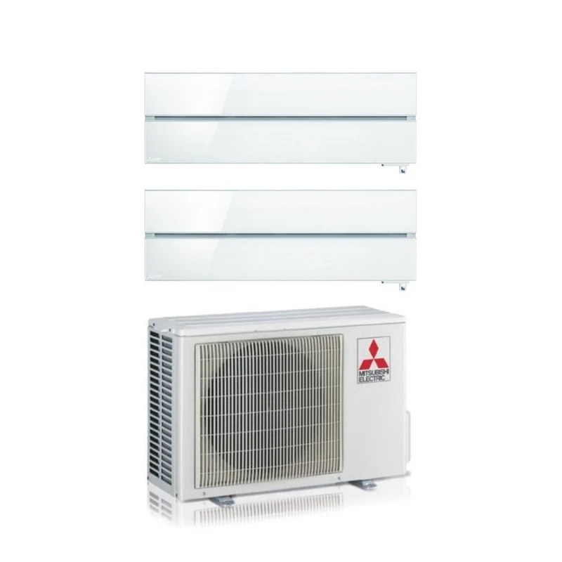 Condizionatore Dual Split Mitsubishi Electric Kirigamine Style MSZ-LN 9+18 con MXZ-3F68VF Pearl White R-32 Wi-Fi Integrato