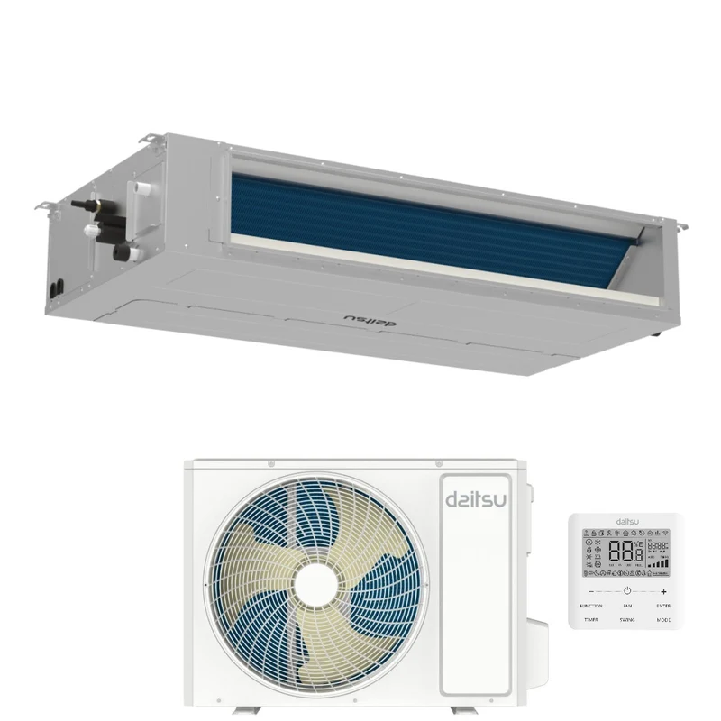Condizionatore Canalizzato Daitsu 42000 Btu ACD42KDBS Trifase R-32 Wi-Fi Integrato con Comando a Filo