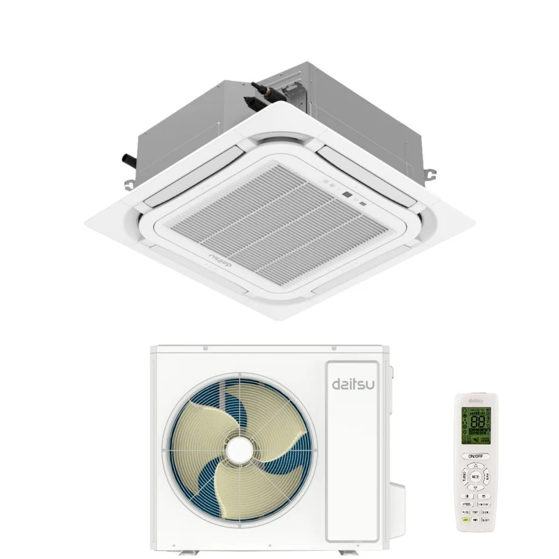 Condizionatore a Cassetta Daitsu 60000 Btu AUD60TKDBS Trifase R-32 Wi-Fi Optional con Telecomando e Griglia