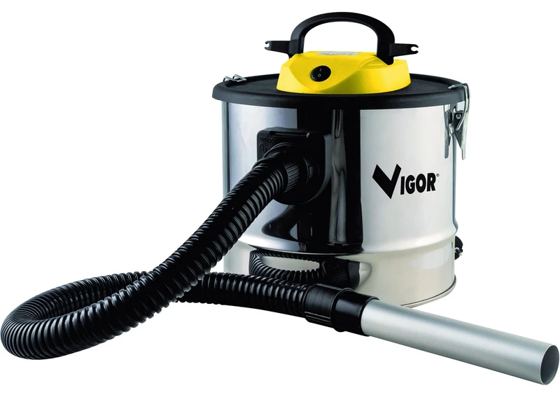 Bidone aspiracenere Vigor Cener-El inox 15l