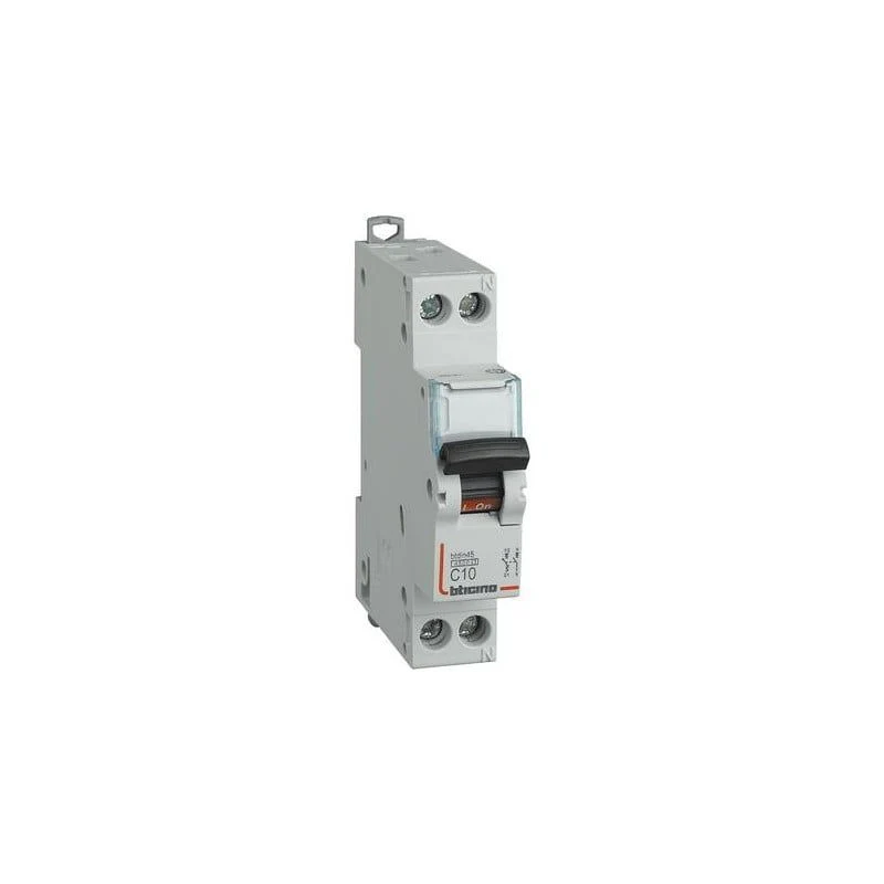 BTICINO FA881C10 - BTDIN45 - Magnetot 1P+N curva C 10A 4,5KA