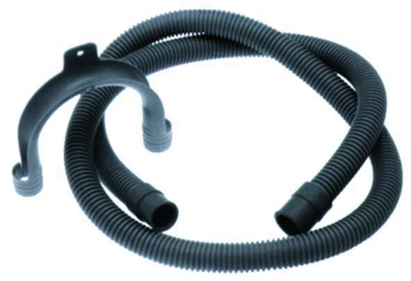 Tubo di scarico per lavatrici Maurer spiralato con curva