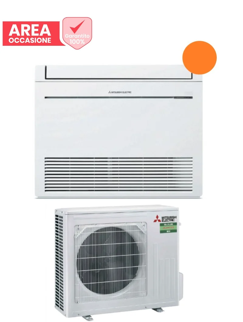 AREA OCCASIONI 2617 Condizionatore a Pavimento Mitsubishi Electric 18000 Btu MFZ-KT50VG R-32 Wi-Fi Optional
