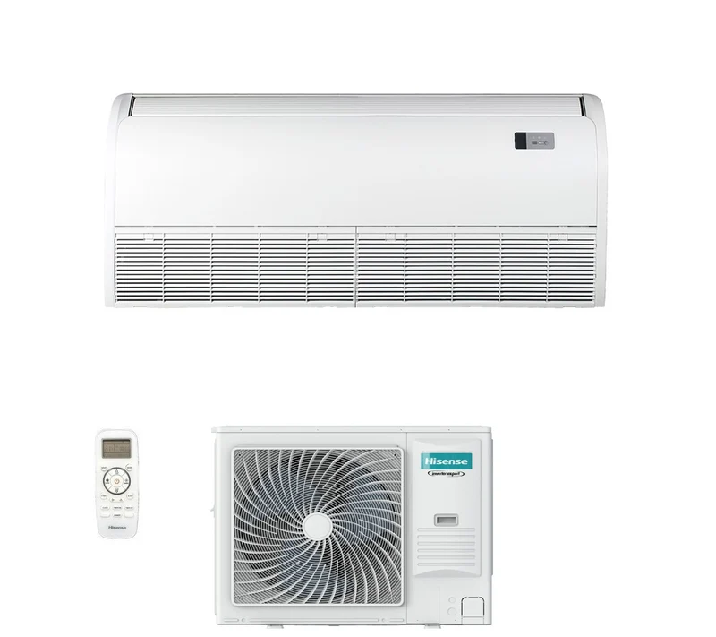 Condizionatore Soffitto/Pavimento Hisense Turbo 42000 Btu R-32 Wi-Fi Optional con Telecomando di serie